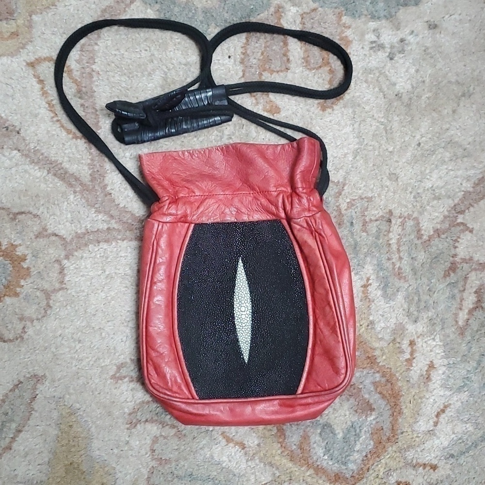 Khirma Eliazov Mignonne pouch leather eye crossbody